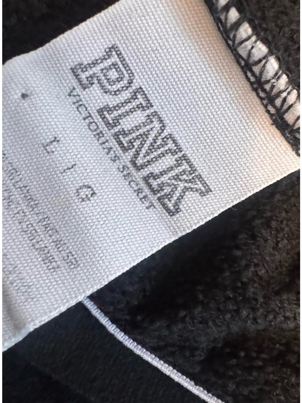 PINK Victoria’s Secret Vintage Y2K Black Logo Waistband Sweatpants - Picture 7 of 7